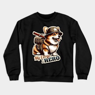 Corgi Soldier Crewneck Sweatshirt